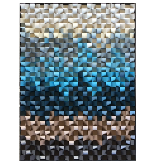 GradientCube 3D Wood Wall Art - Image 7