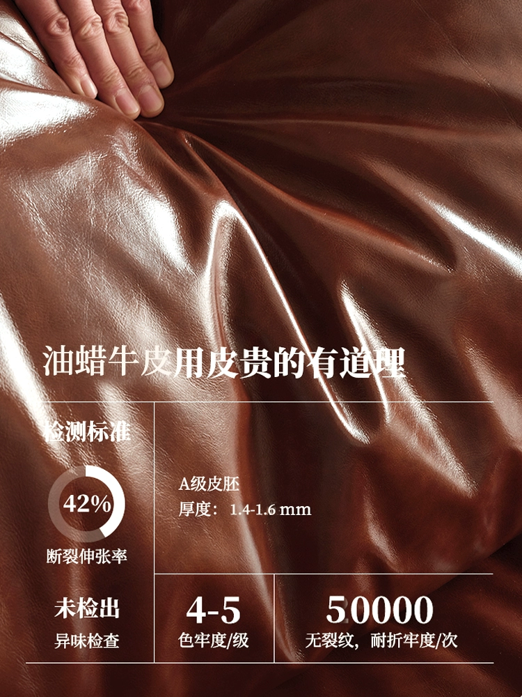 Chesterfield Brown Cowhide Leather Sofa Set - Image 3