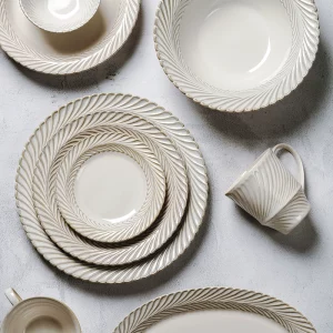 Mimosa Embossed Ceramic Tableware Set