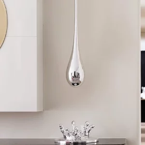 SilverDrop Suspension Art Sculpture