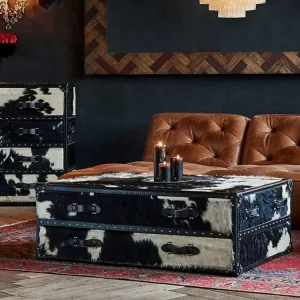 Timothy Oulton Cowhide Trunk Coffee Table