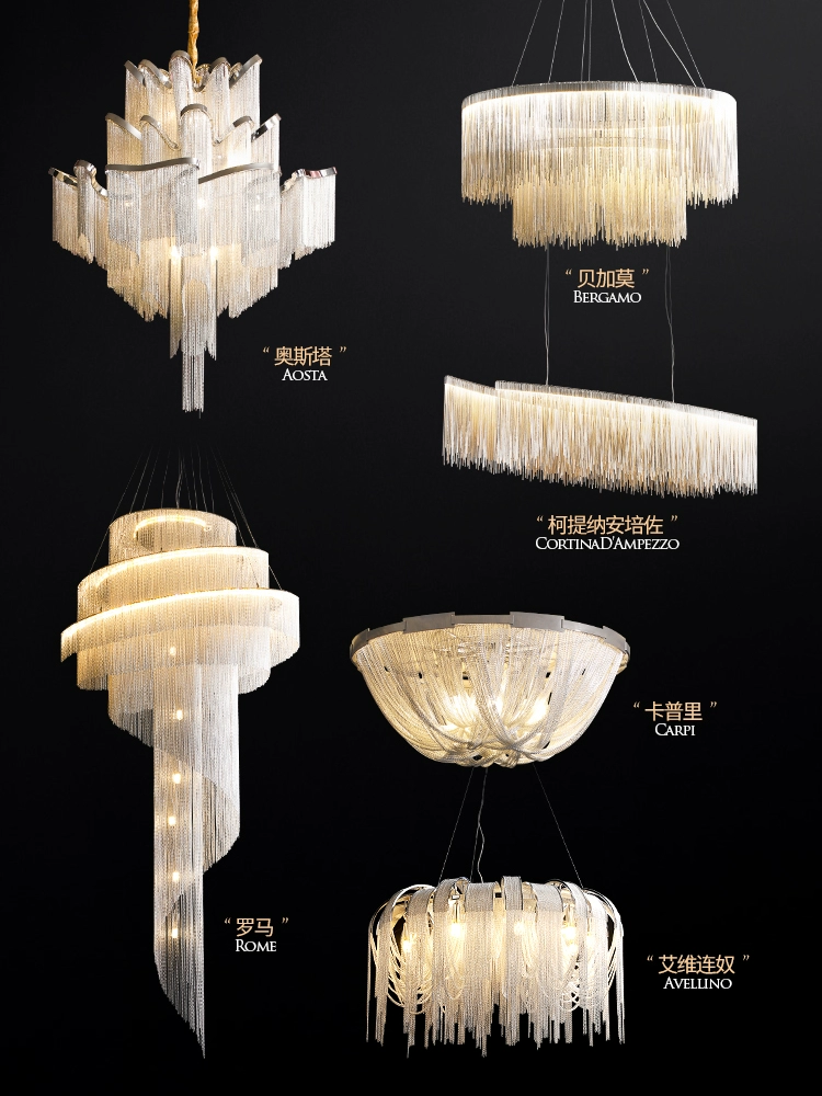 Flow Comb Tassel Chandelier - Image 2