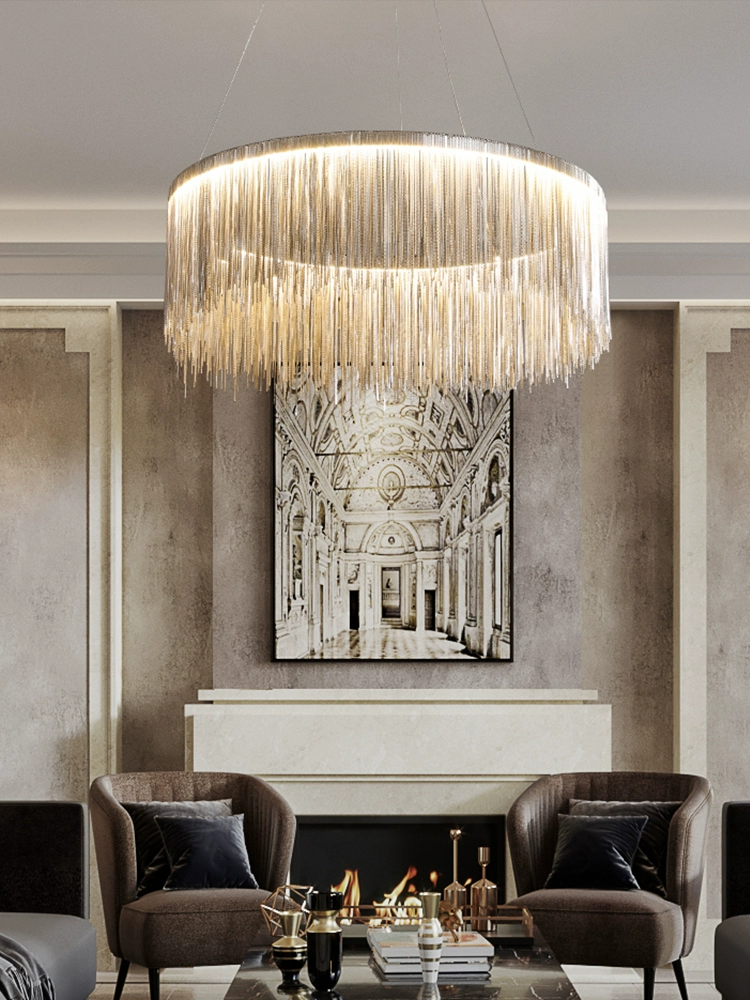 Flow Comb Tassel Chandelier - Image 3