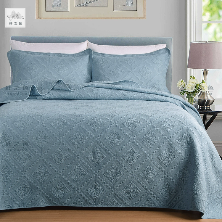 BlueHaven Quilted Cotton Bedspread Set