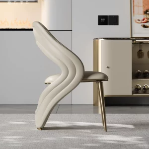 Sevanari Sculptural Leather Designer Chair