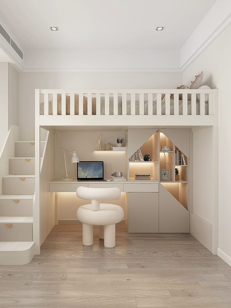 LumiNest Loft Tatami Study Bed Set - Image 2