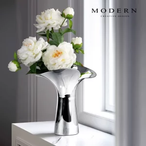 MODERN Petal Stainless Steel Vase