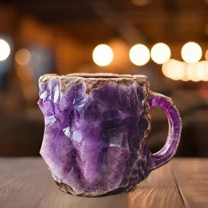 AmethystRock Crystal Resin Mug